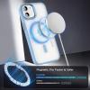 imageCACOE Magnetic Case for iPhone 13 ampamp iPhone 14 61 inchCompatible with MagSafe ampamp Magnetic Car Phone MountNot Yellowing AntiScratch ClearLight Blue