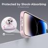 imageCACOE Magnetic Case for iPhone 13 ampamp iPhone 14 61 inchCompatible with MagSafe ampamp Magnetic Car Phone MountNot Yellowing AntiScratch ClearLight Pink
