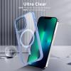 imageCACOE Magnetic Case for iPhone 13 ampamp iPhone 14 61 inchCompatible with MagSafe ampamp Magnetic Car Phone MountNot Yellowing AntiScratch ClearLight Blue