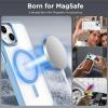 imageCACOE Magnetic Case for iPhone 13 ampamp iPhone 14 61 inchCompatible with MagSafe ampamp Magnetic Car Phone MountNot Yellowing AntiScratch ClearLight Blue