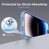 imageCACOE Magnetic Case for iPhone 13 ampamp iPhone 14 61 inchCompatible with MagSafe ampamp Magnetic Car Phone MountNot Yellowing AntiScratch ClearLight Blue