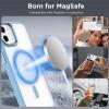 imageCACOE Magnetic Case for iPhone 13 ampamp iPhone 14 61 inchCompatible with MagSafe ampamp Magnetic Car Phone MountNot Yellowing AntiScratch ClearLight Blue