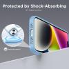 imageCACOE Magnetic Case for iPhone 13 ampamp iPhone 14 61 inchCompatible with MagSafe ampamp Magnetic Car Phone MountNot Yellowing AntiScratch ClearLight Blue
