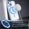 imageCACOE Magnetic Case for iPhone 13 ampamp iPhone 14 61 inchCompatible with MagSafe ampamp Magnetic Car Phone MountNot Yellowing AntiScratch ClearLight Blue