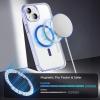 imageCACOE Magnetic Case for iPhone 13 ampamp iPhone 14 61 inchCompatible with MagSafe ampamp Magnetic Car Phone MountNot Yellowing AntiScratch ClearPurple