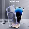 imageCACOE Magnetic Case for iPhone 13 ampamp iPhone 14 61 inchCompatible with MagSafe ampamp Magnetic Car Phone MountNot Yellowing AntiScratch ClearPurple