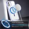 imageCACOE Magnetic Case for iPhone 13 ampamp iPhone 14 61 inchCompatible with MagSafe ampamp Magnetic Car Phone MountNot Yellowing AntiScratch ClearPurple