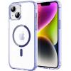 imageCACOE Magnetic Case for iPhone 13 ampamp iPhone 14 61 inchCompatible with MagSafe ampamp Magnetic Car Phone MountNot Yellowing AntiScratch ClearPurple