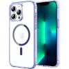 imageCACOE Magnetic Case for iPhone 13 ampamp iPhone 14 61 inchCompatible with MagSafe ampamp Magnetic Car Phone MountNot Yellowing AntiScratch ClearPurple