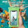 imageCACOE Not Floatable Universal IPX8 Waterproof Phone case 2 PackUp to 72quotPhone Pouch with Adjustable Neck LanyardCellphone Dry Bags for Vacation Kayak Cruise Travel EssentialsBlackBlackBlackDark Green