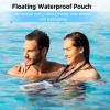 imageCACOE Not Floatable Universal IPX8 Waterproof Phone case 2 PackUp to 72quotPhone Pouch with Adjustable Neck LanyardCellphone Dry Bags for Vacation Kayak Cruise Travel EssentialsBlackBlackWhiteBlue