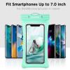 imageCACOE Not Floatable Universal IPX8 Waterproof Phone case 2 PackUp to 72quotPhone Pouch with Adjustable Neck LanyardCellphone Dry Bags for Vacation Kayak Cruise Travel EssentialsBlackBlackBlackGreen