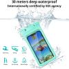imageCACOE Not Floatable Universal IPX8 Waterproof Phone case 2 PackUp to 72quotPhone Pouch with Adjustable Neck LanyardCellphone Dry Bags for Vacation Kayak Cruise Travel EssentialsBlackBlackBlackGreen