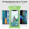 imageCACOE Not Floatable Universal IPX8 Waterproof Phone case 2 PackUp to 72quotPhone Pouch with Adjustable Neck LanyardCellphone Dry Bags for Vacation Kayak Cruise Travel EssentialsBlackBlackBlackDark Green