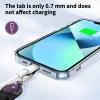 imageCACOE Phone Lanyard 2 Pack2 Adjustable Neck Strap2 Phone PatchesUniversal Cell Phone Multifuctional Patch Lanyards Compatible with Most SmartphonesBlackGrayBlackpurple