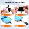 imageCACOE Phone Lanyard 2 Pack2 Adjustable Neck Strap2 Phone PatchesUniversal Cell Phone Multifuctional Patch Lanyards Compatible with Most SmartphonesBlackGrayBlackorange