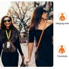 imageCACOE Phone Lanyard 2 Pack2 Adjustable Neck Strap2 Phone PatchesUniversal Cell Phone Multifuctional Patch Lanyards Compatible with Most SmartphonesBlackGrayYelloworange