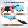 imageCACOE Phone Lanyard 2 Pack2 Adjustable Neck Strap2 Phone PatchesUniversal Cell Phone Multifuctional Patch Lanyards Compatible with Most SmartphonesBlackGrayBlackbrown