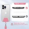 imageCACOE Phone Lanyard 2 Pack2 Adjustable Neck Strap2 Phone PatchesUniversal Cell Phone Multifuctional Patch Lanyards Compatible with Most SmartphonesBlackGrayBlackpink