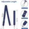 imageCACOE Phone Lanyard 2 Pcs1 Pcs Adjustable Neck Strap1 Pcs Wrist Strap2 PadsUniversal Crossbody Multifuctional Cell Phone Lanyards Compatible with Most SmartphonesBlackBlue