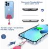 imageCACOE Phone Lanyard 2 Pcs1 Pcs Adjustable Neck Strap1 Pcs Wrist Strap2 PadsUniversal Crossbody Multifuctional Cell Phone Lanyards Compatible with Most SmartphonesBlackLight Red