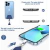 imageCACOE Phone Lanyard 2 Pcs1 Pcs Adjustable Neck Strap1 Pcs Wrist Strap2 PadsUniversal Crossbody Multifuctional Cell Phone Lanyards Compatible with Most SmartphonesBlackBlue