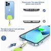 imageCACOE Phone Lanyard 2 Pcs1 Pcs Adjustable Neck Strap1 Pcs Wrist Strap2 PadsUniversal Crossbody Multifuctional Cell Phone Lanyards Compatible with Most SmartphonesBlackGreen