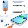 imageCACOE Phone Lanyard 2 Pcs1 Pcs Adjustable Neck Strap1 Pcs Wrist Strap2 PadsUniversal Crossbody Multifuctional Cell Phone Lanyards Compatible with Most SmartphonesBlackOrange