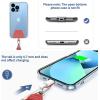imageCACOE Phone Lanyard 2 Pcs1 Pcs Adjustable Neck Strap1 Pcs Wrist Strap2 PadsUniversal Crossbody Multifuctional Cell Phone Lanyards Compatible with Most SmartphonesBlackRed