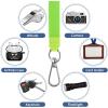 imageCACOE Phone Lanyard 2 Pcs1 Pcs Adjustable Neck Strap1 Pcs Wrist Strap2 PadsUniversal Crossbody Multifuctional Cell Phone Lanyards Compatible with Most SmartphonesBlackGreen
