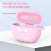 imageCACOE Silicone Case Cover for Beats Studio BudsBeats Studio Buds  2023Protective Skin Beats Studio Buds Cases Shockproof Cute Funny Print Accessories with KeychainPink