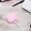 imageCACOE Silicone Case Cover for Beats Studio BudsBeats Studio Buds  2023Protective Skin Beats Studio Buds Cases Shockproof Cute Funny Print Accessories with KeychainPink