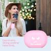 imageCACOE Silicone Case Cover for Beats Studio BudsBeats Studio Buds  2023Protective Skin Beats Studio Buds Cases Shockproof Cute Funny Print Accessories with KeychainPink