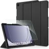 imageCACOE Case for Samsung Galaxy Tab A9 Plus 11 Inch 2023 SMX210X216X218 with Screen Protector Foldable Stand Slim Protective Case Auto Screen OnOff Midnight GreenBlack