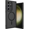 imageCACOE Magnetic Case for Samsung Galaxy S23 Ultra 5G 68 inchCompatible with MagSafe ampamp Magnetic Car Phone MountAntiFingerprint TPU Thin Phone Cases Cover Protective Shockproof Black
