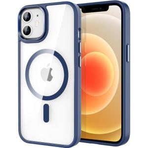 imageCACOE Magnetic Case for iPhone 13 ampamp iPhone 14 61 inchCompatible with MagSafe ampamp Magnetic Car Phone MountNot Yellowing AntiScratch ClearDark Blue