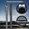 imageCACOE Magnetic Case for iPhone 13 Pro 61 inch with 360 Rotatable Ring Stand Compatible with MagSafe Car Phone Mount Cases Cover Phone Holder for Desk MeetingVideosMatte BlackMatte Black