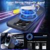 imageCACOE Magnetic Case for iPhone 13 Pro 61 inch with 360 Rotatable Ring Stand Compatible with MagSafe Car Phone Mount Cases Cover Phone Holder for Desk MeetingVideosMatte BlackMatte Black