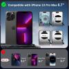 imageCACOE Magnetic Case for iPhone 13 Pro 61 inch with 360 Rotatable Ring Stand Compatible with MagSafe Car Phone Mount Cases Cover Phone Holder for Desk MeetingVideosMatte BlackMatte Black
