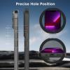 imageCACOE Magnetic Case for iPhone 13 Pro 61 inch with 360 Rotatable Ring Stand Compatible with MagSafe Car Phone Mount Cases Cover Phone Holder for Desk MeetingVideosMatte BlackMatte Black