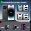 imageCACOE Magnetic Case for iPhone 13 Pro 61 inch with 360 Rotatable Ring Stand Compatible with MagSafe Car Phone Mount Cases Cover Phone Holder for Desk MeetingVideosMatte BlackDark Blue
