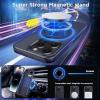 imageCACOE Magnetic Case for iPhone 13 Pro 61 inch with 360 Rotatable Ring Stand Compatible with MagSafe Car Phone Mount Cases Cover Phone Holder for Desk MeetingVideosMatte BlackDark Blue