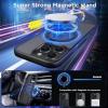imageCACOE Magnetic Case for iPhone 13 Pro 61 inch with 360 Rotatable Ring Stand Compatible with MagSafe Car Phone Mount Cases Cover Phone Holder for Desk MeetingVideosMatte BlackMatte Black