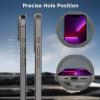 imageCACOE Magnetic Case for iPhone 13 Pro 61 inch with 360 Rotatable Ring Stand Compatible with MagSafe Car Phone Mount Cases Cover Phone Holder for Desk MeetingVideosMatte BlackLight Gray