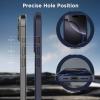 imageCACOE Magnetic Case for iPhone 13 Pro 61 inch with 360 Rotatable Ring Stand Compatible with MagSafe Car Phone Mount Cases Cover Phone Holder for Desk MeetingVideosMatte BlackDark Blue