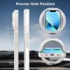 imageCACOE Magnetic Case for iPhone 15 61 inch with 360 Rotatable Ring Stand Compatible with MagSafe Car Phone Mount Cases Cover Phone Holder for Desk MeetingVideos Matte BlackMatte White