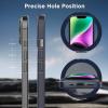 imageCACOE Magnetic Case for iPhone 15 61 inch with 360 Rotatable Ring Stand Compatible with MagSafe Car Phone Mount Cases Cover Phone Holder for Desk MeetingVideos Matte BlackDark Blue