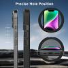 imageCACOE Magnetic Case for iPhone 15 61 inch with 360 Rotatable Ring Stand Compatible with MagSafe Car Phone Mount Cases Cover Phone Holder for Desk MeetingVideos Matte BlackMatte Black