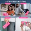 imageCACOE Magnetic Case for iPhone 15 61 inch with 360 Rotatable Ring Stand Compatible with MagSafe Car Phone Mount Cases Cover Phone Holder for Desk MeetingVideos Matte BlackRose