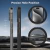 imageCACOE Magnetic Case for iPhone 15 61 inch with 360 Rotatable Ring Stand Compatible with MagSafe Car Phone Mount Cases Cover Phone Holder for Desk MeetingVideos Matte BlackMatte Black